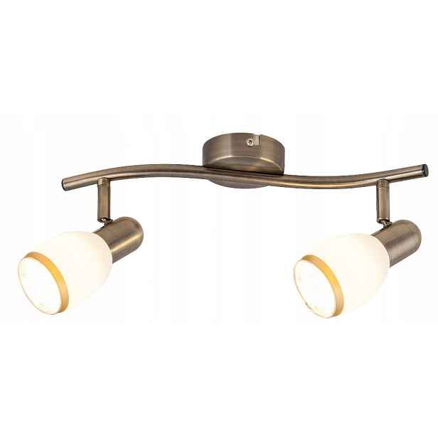 Lampa spotová bronzová Elite pro osvětlení stěny Rabalux