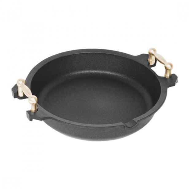 Pánev na paellu, 32 cm, hliník, výška 7 cm - AMT Gastroguss