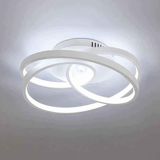 Stropní svítidlo Led lustr bílý moderní do obývacího pokoje 6500K 40W