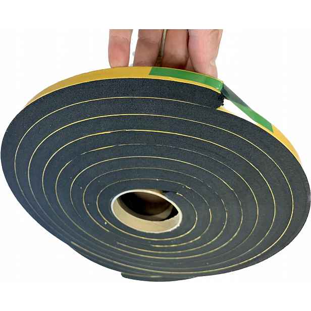 Těsnění samolepicí páska z pěny Epdm 50 mm x 10 mm, mikroguma 10 m
