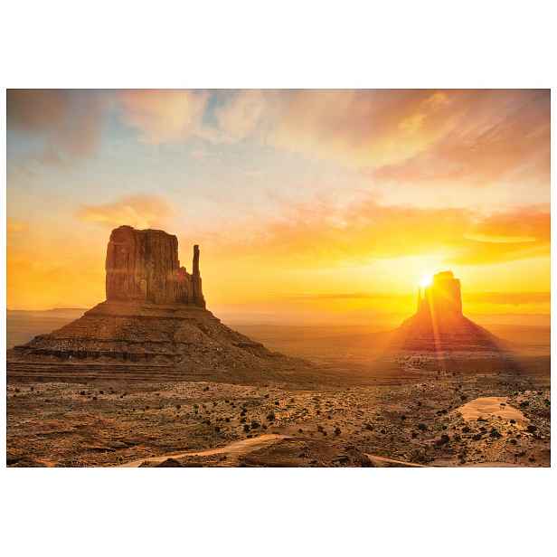 Vliesová fototapeta Monument Valley Arizona Západ slunce 416x254 lepidlo