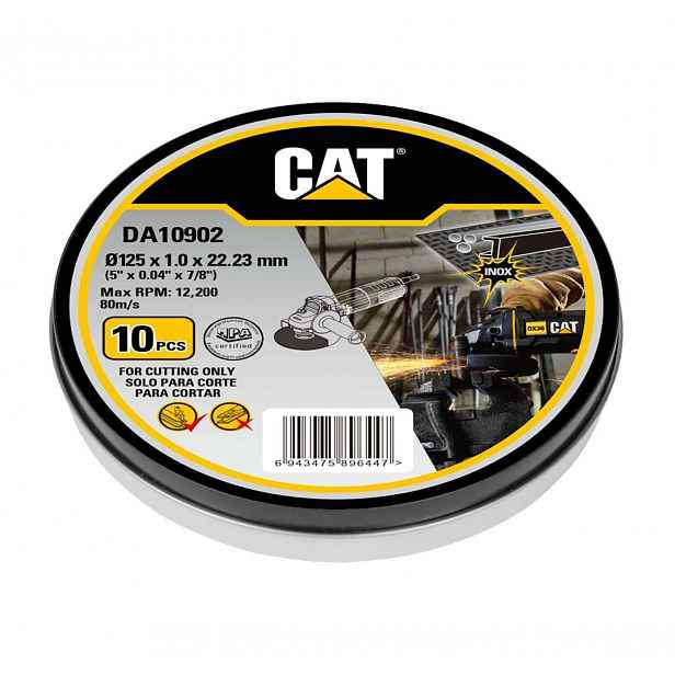 Caterpillar - Řezný kotouč 125 mm, 10 kusů DA10902