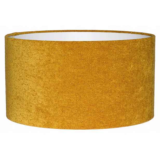 Stínidlo na stojací lampu Závěsný válec 35/20 cm E27 MEDOVÝ-Žlutý Boucle Venosa