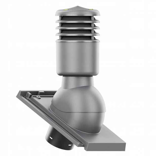 větrací komín Izolovaný Smart 125 Creaton Domino Šedý/lupek Angoba