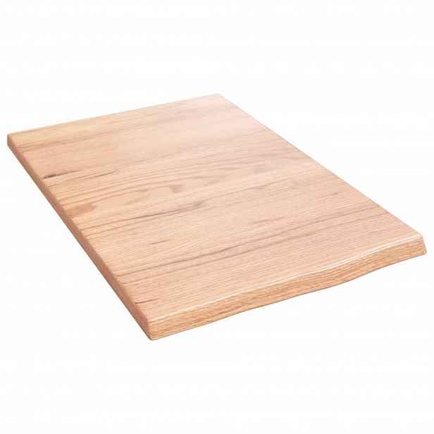vidaXL Koupelnová deska světle hnědá 40 x 60 x 2 cm ošetřený masiv