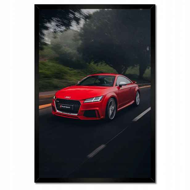 Plakáty v rámu 40x60 Červené Audi Auto