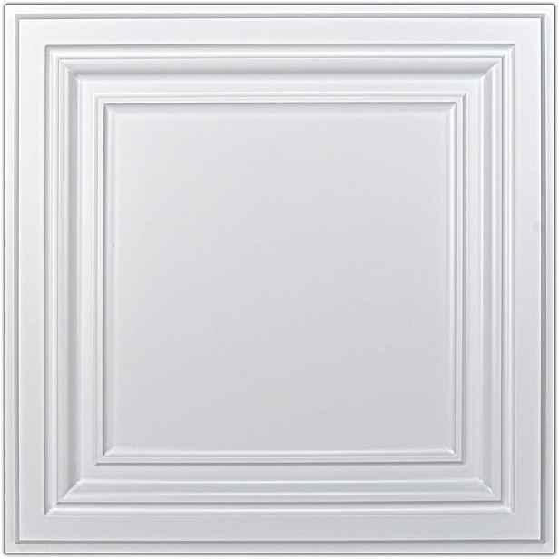 Art3d stropní panely Pvc 61x61 cm bílé 12 ks