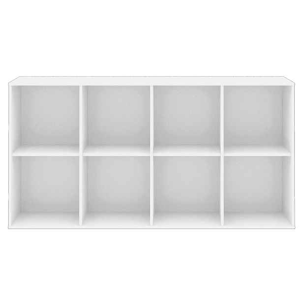 Bílý modulární policový systém 136x69 cm Mistral Kubus - Hammel Furniture