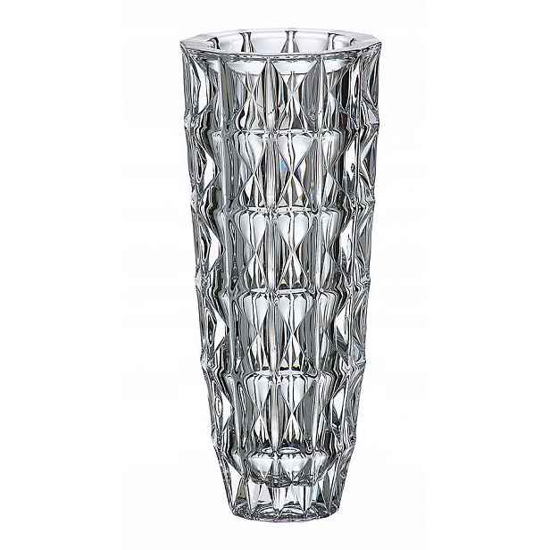 Bohemia Diamond Skleněná váza na květiny 33 cm Moderní Flakon