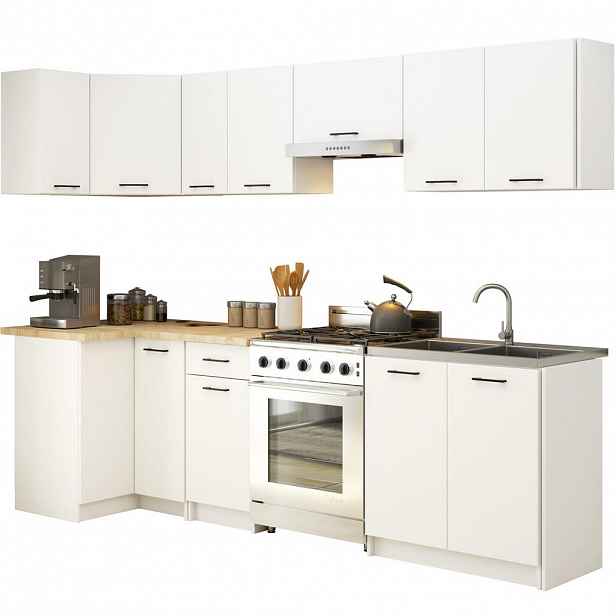 RAUMHIRSCH FURNITURE KUCHYŇSKÝ BLOK Bílý 203/300/46