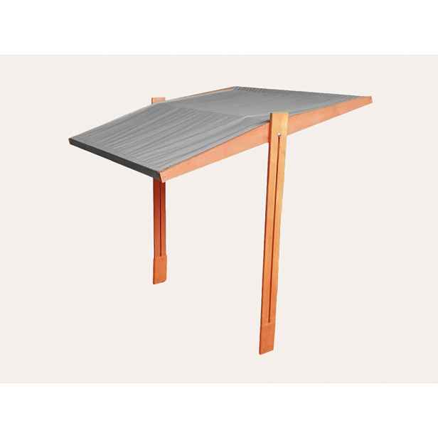 ELIS DESIGN STŘÍŠKA k dřevěnému pískovišti 120x120 cm předvrtaná impregnovaná barva střechy: šedá
