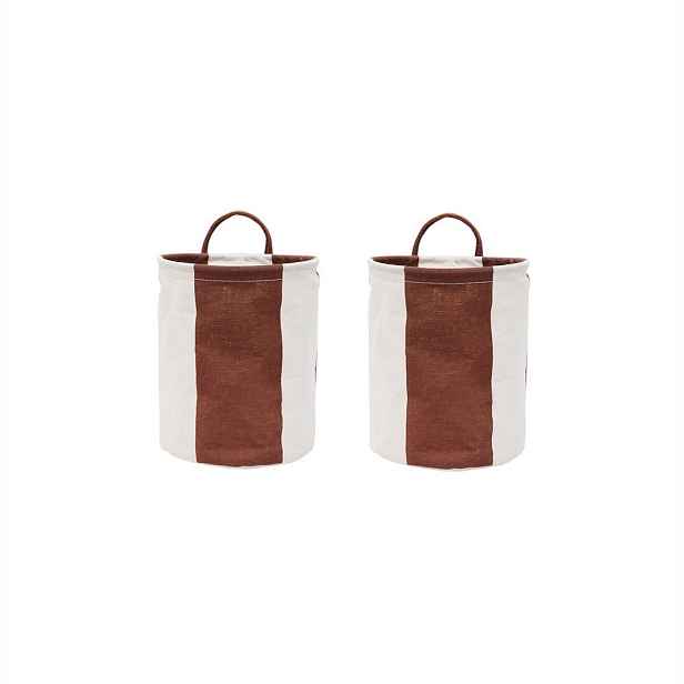 Látkové košíky v sadě 2 ks ø 18x22 cm Kara – OYOY Living Design