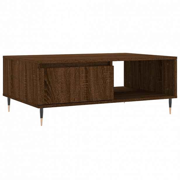 vidaXL Konferenční stolek hnědý dub 90 x 60 x 35 cm kompozitní dřevo