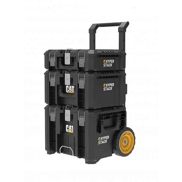 Caterpillar - Sada vozíku a 3 kufrů na nářadí DA41005
