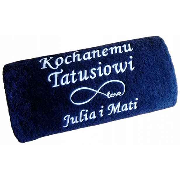 Dárek ke Dni Otců pro tatínka Od Dětí, dcery syna, Ručník s věnováním