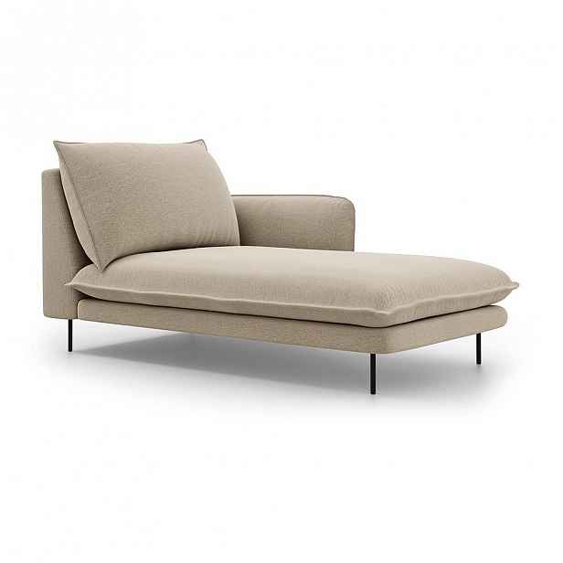Béžová lenoška Cosmopolitan Design Vienna, pravý roh