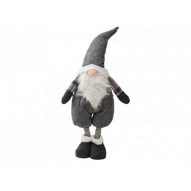 Dekorativní trpaslík GNOME 90 cm, šedý