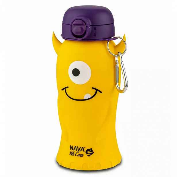 Silikonová láhev na vodu "We Care" netvor 500 ml