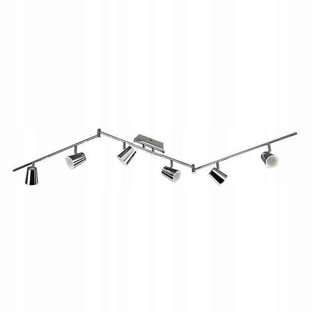 Led halogenový reflektor Spot 6 zdrojů 30W 3000lm Chrom Elmira Italux