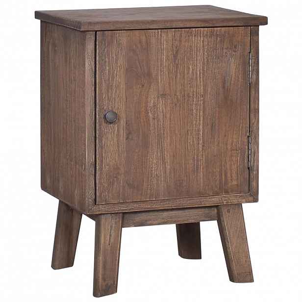 vidaXL Noční stolek 40 x 30 x 53 cm masivní teakové dřevo