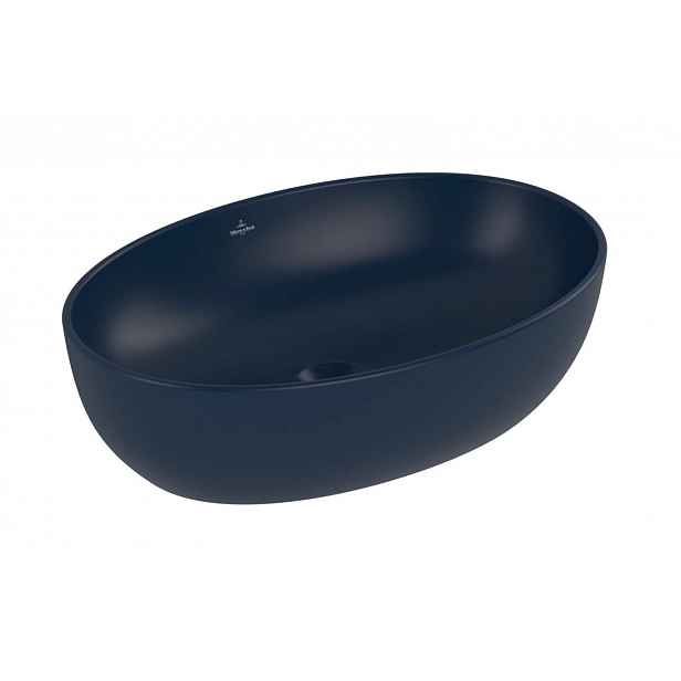 Villeroy & Boch Artis - Umyvadlo na desku 48x33 cm, bez přepadu, bez otvoru pro baterii, CeramicPlus, Nightfall 438848R6