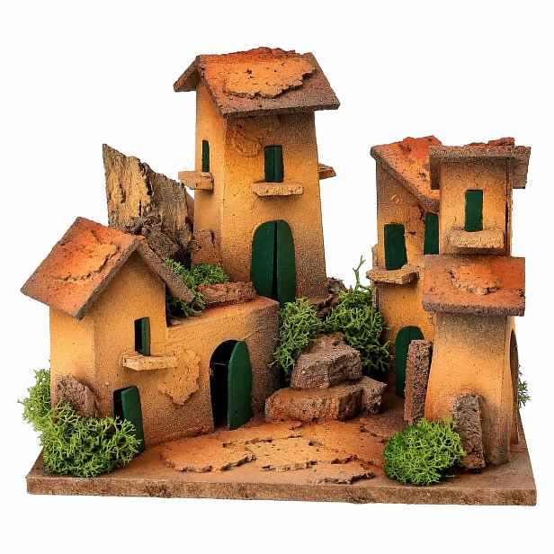 Domečky Na Zdobení Betlému 15 X 15 CM Výška: 12-14 CM *ruční Výroba*
