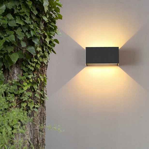 Nástěnná Led Fasádní Lampa Shora Dolů, Vnitřní Vnější 24 W