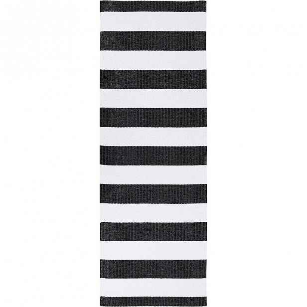 Černo-bílý koberec vhodný do exteriéru Narma Birkas, 70 x 100 cm