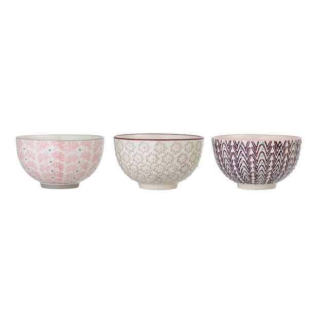 Sada 3 kameninových misek Bloomingville Maya, ø 11,5 cm