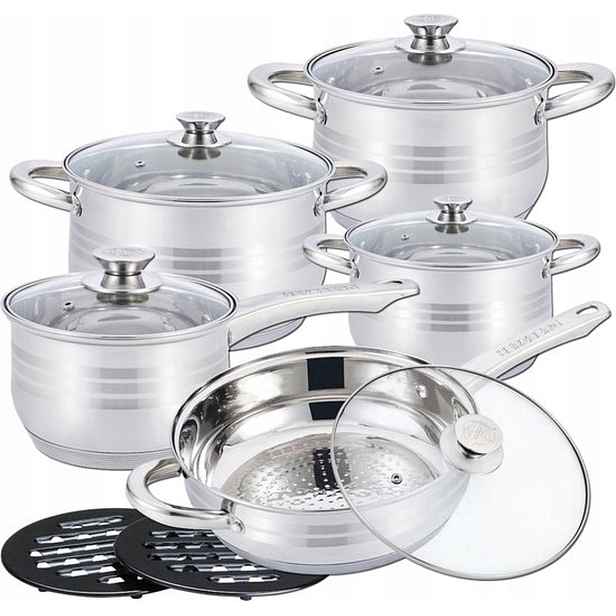 Set hrnců 12-dílná sada Cheffinger