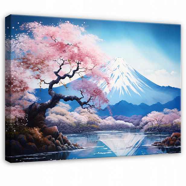 Wallarena PLÁTNO Volcano Fiji Blue 60x40 cm