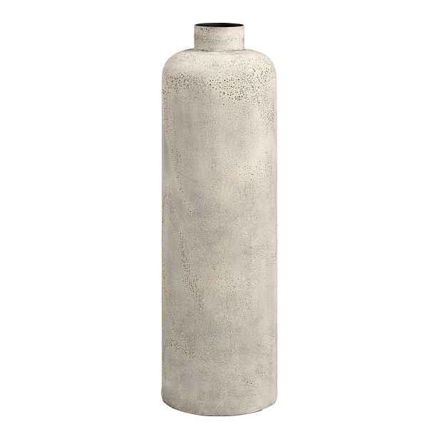 Krémová kovová vysoká váza (výška 78,5 cm) Hou – House Nordic