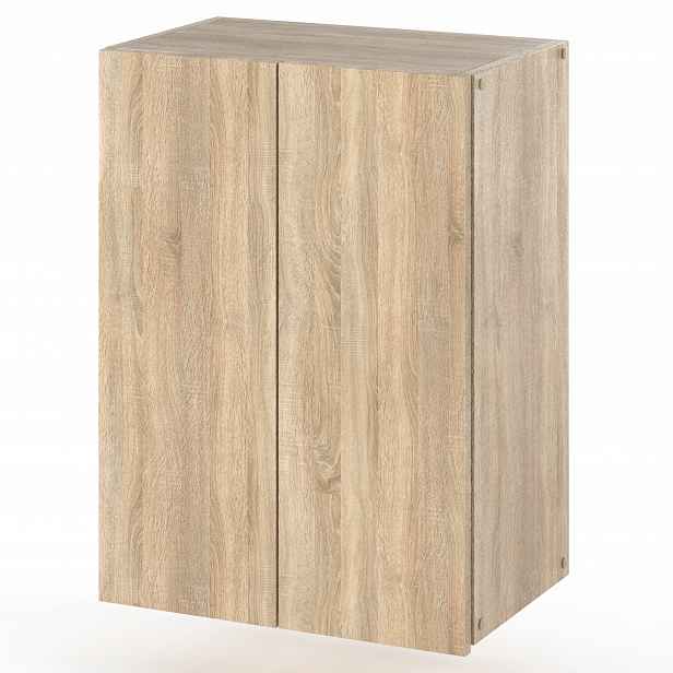 Závěsná koupelnová skříňka 40 CM Dub Sonoma Sloupek Závěsná skříňka nad prádelnu