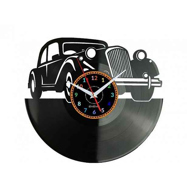 Staré auto Nápad na Dárek Nástěnná Dekorace z vinylové desky