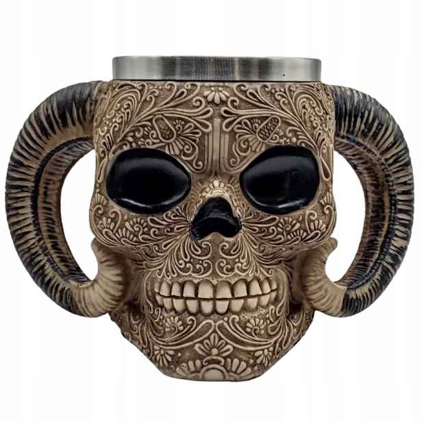 Epický Pivní Sklenice Hrnek Rituální Nádoba Nerezová Ocel 500ML Larp Rpg