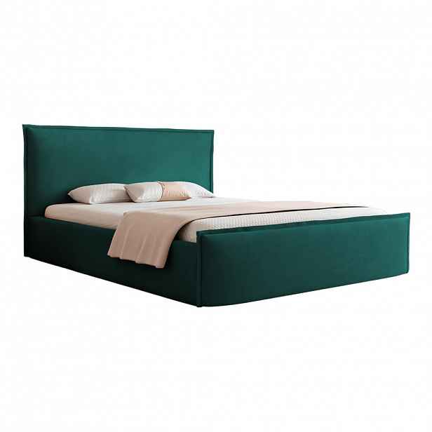 Fedve POLSTERBED ALLBION 160x200 cm, Zelená