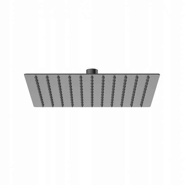 Hlavice dešťové sprchy Avapax Cube 25x25 cm nerezová ocel gun metal mat
