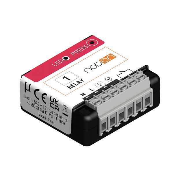 NodOn 1x16A Zigbee 3.0 podomítkový modul SIN-4-1-20, chytré ovládání