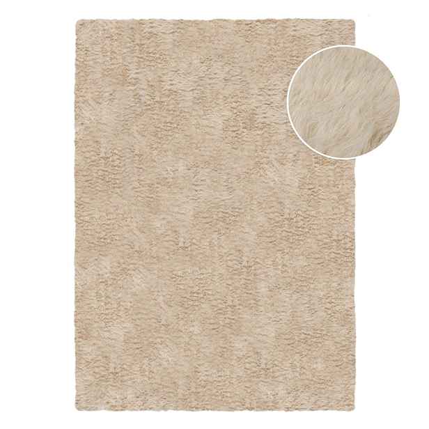 Béžová syntetická kožešina 160x230 cm Alpine Faux Fur – Flair Rugs