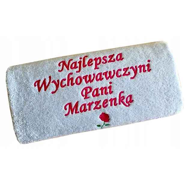 Dárek Pro Vychovatelku na Závěr Roku Školy Poděkování ručník