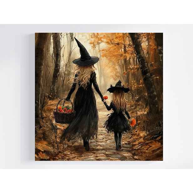 Obraz Na Plátně Canvas Podzimní Cesta Čarodějnická Stezka 50x50