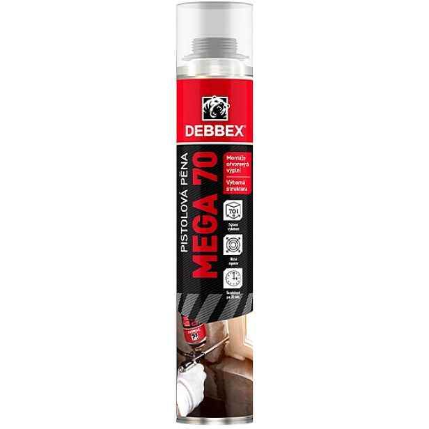 Pěna montážní Den Braven MEGA 70 870 ml