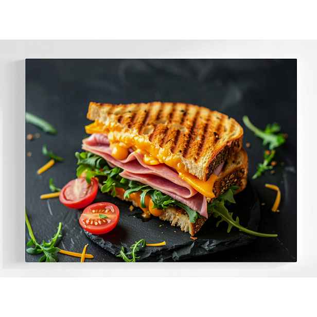 Plakát Kuchyně Vaření Jídlo Toast Sandwich 100x75