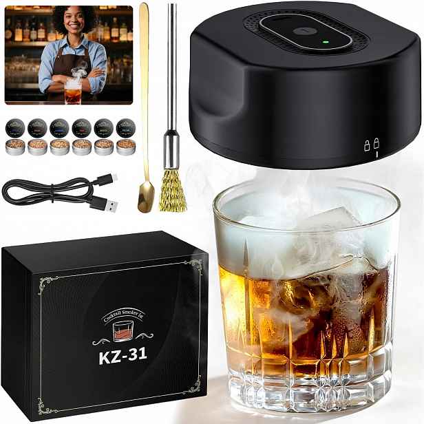 Sada Na Uzení Whisky Smoker Usb Dárky K 50. Narozeninám Pro Muže