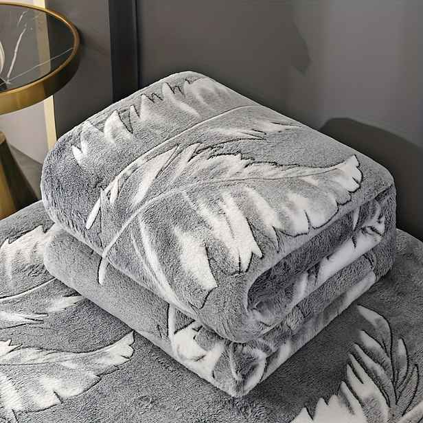TEMU Jednopack Jednoduchá a Elegantní Měkká na Postel, Ideální do Ložnice, na Pohovku, do Kanceláře a do Letadla, Pratelná v Pračce, na Kancelářské