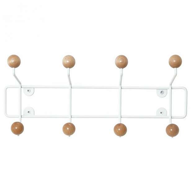 Věšák bílý PT LIVING Saturnus White Balls