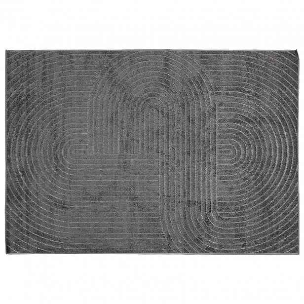 vidaXL Koberec do interiéru a exteriéru PALMERAS Antracit 160 x 230 cm