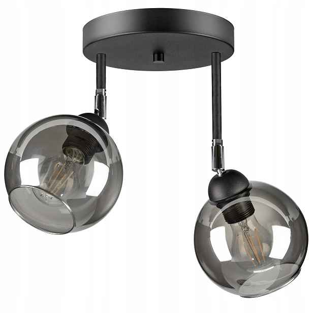 Skleněná závěsná stropní lampa Led koule
