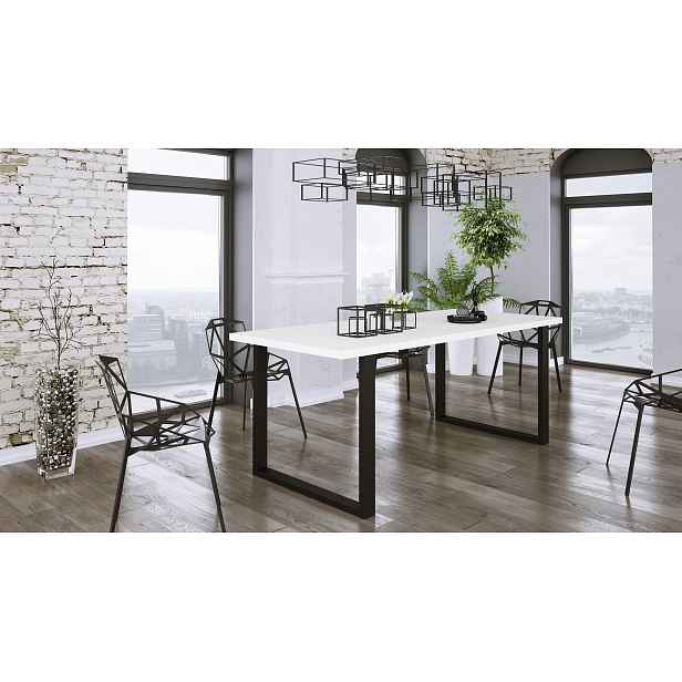 Moderní jídelní stůl Barbora 185x90cm, bílý