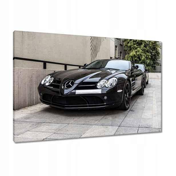 Obrazy 90x60 Černý sportovní Mercedes